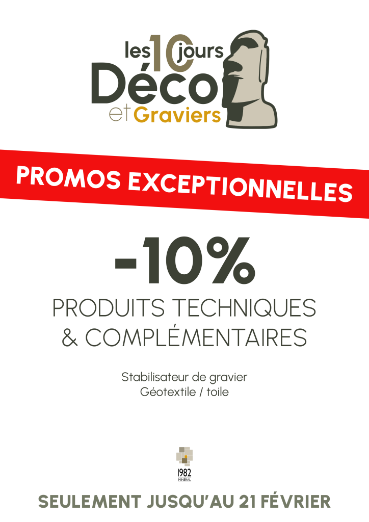 Décorations et Graviers