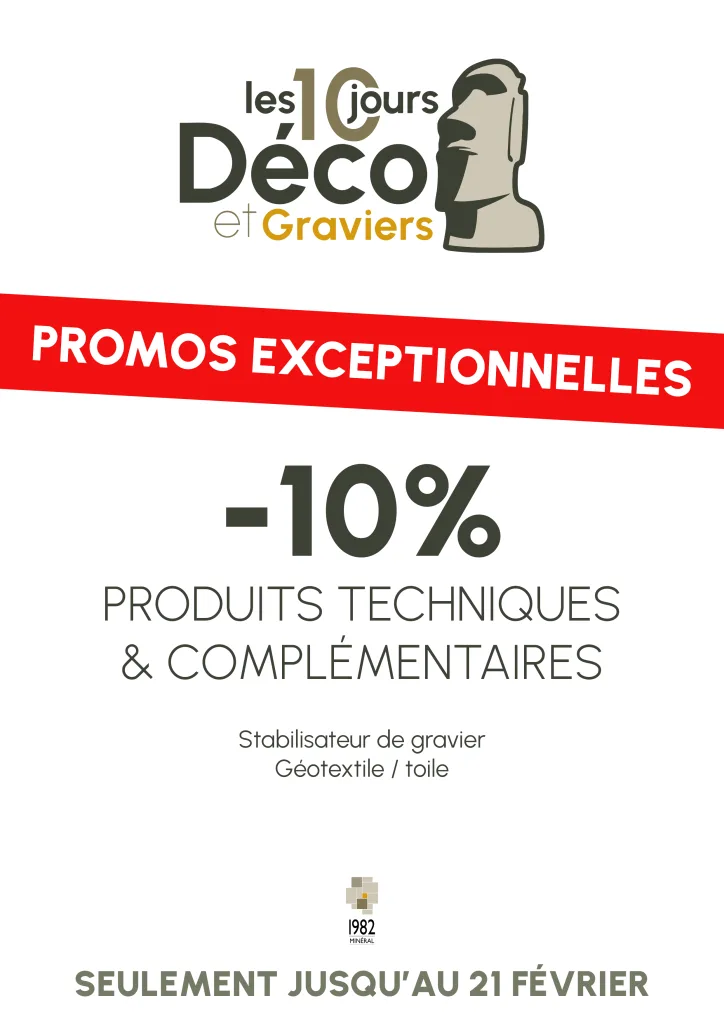 Décorations et Graviers