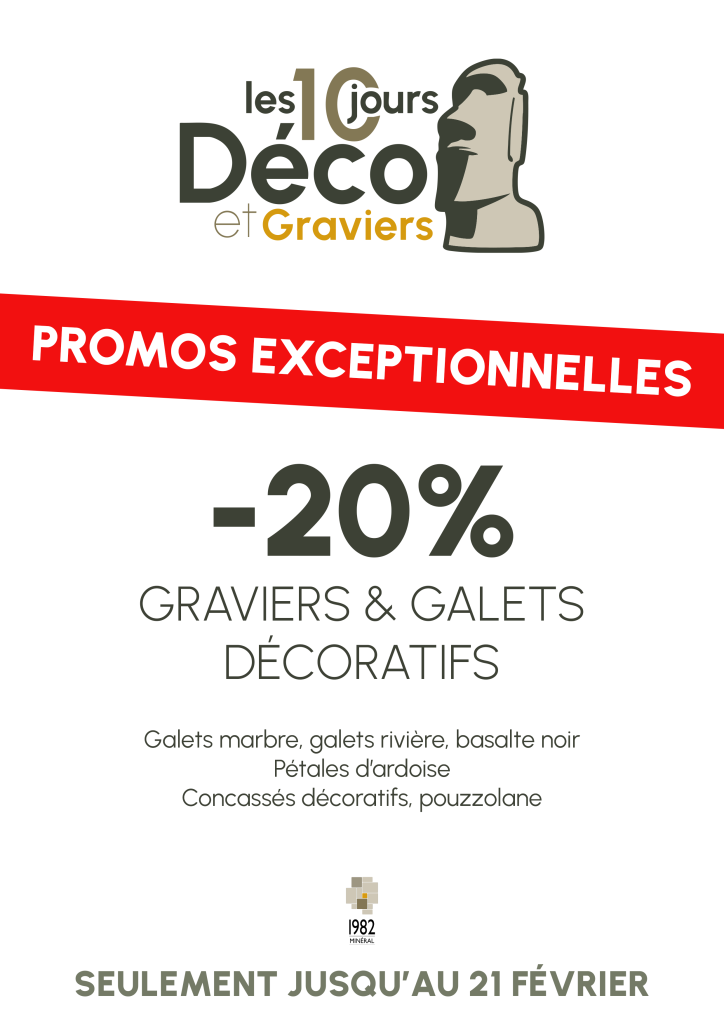 Décorations et Graviers