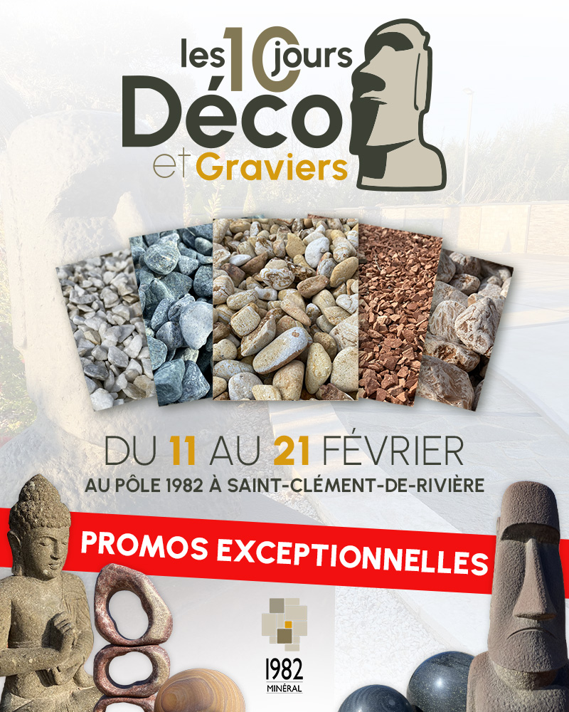 Décorations et Graviers