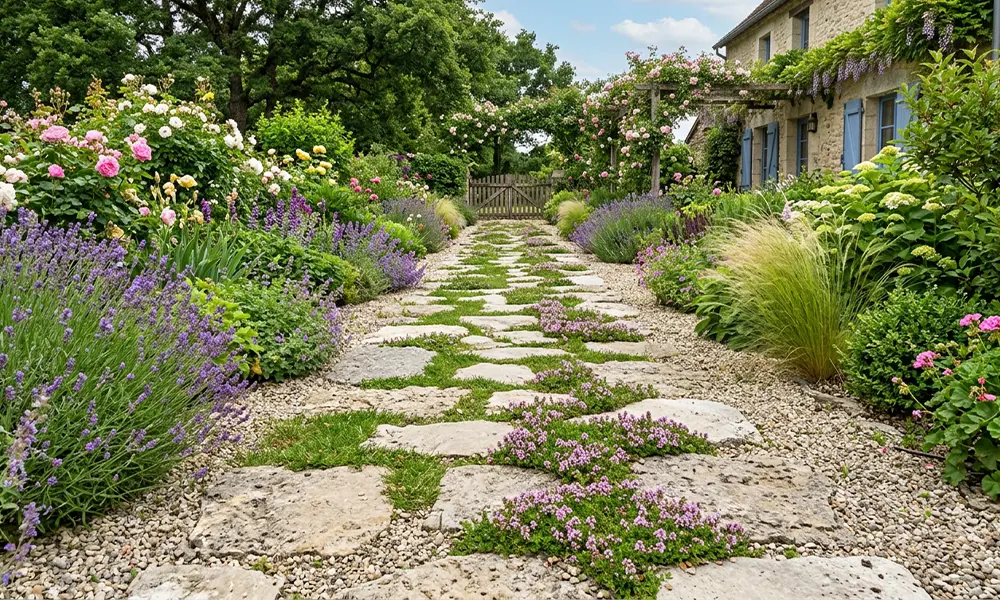 idée jardin sec