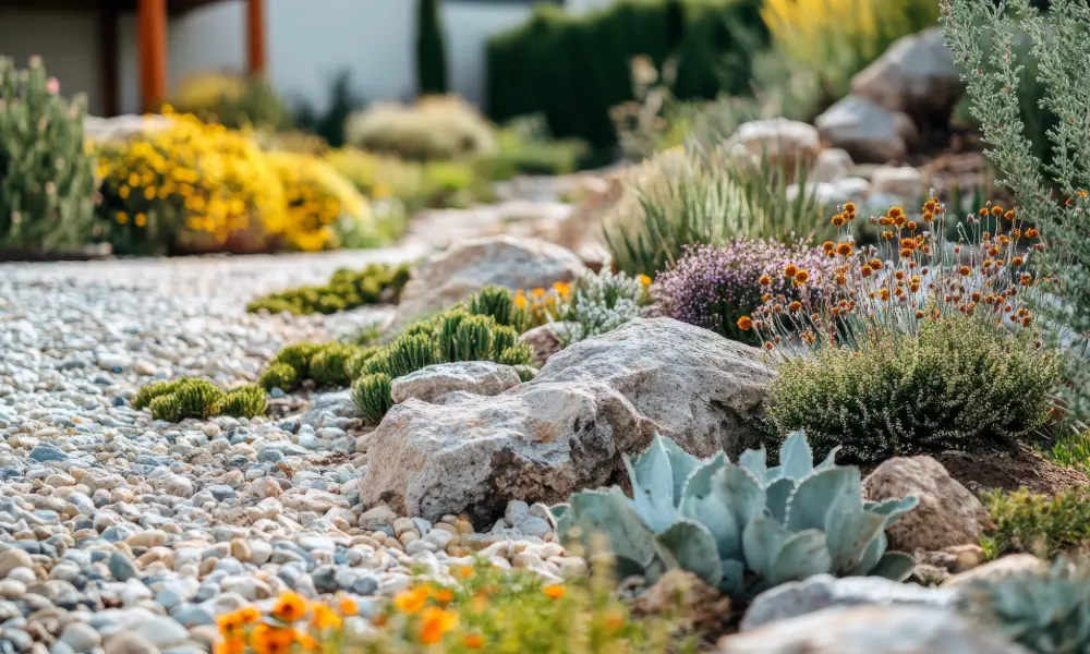 Créer un jardin sec