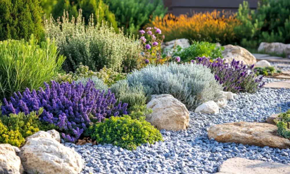 Créer un jardin sec