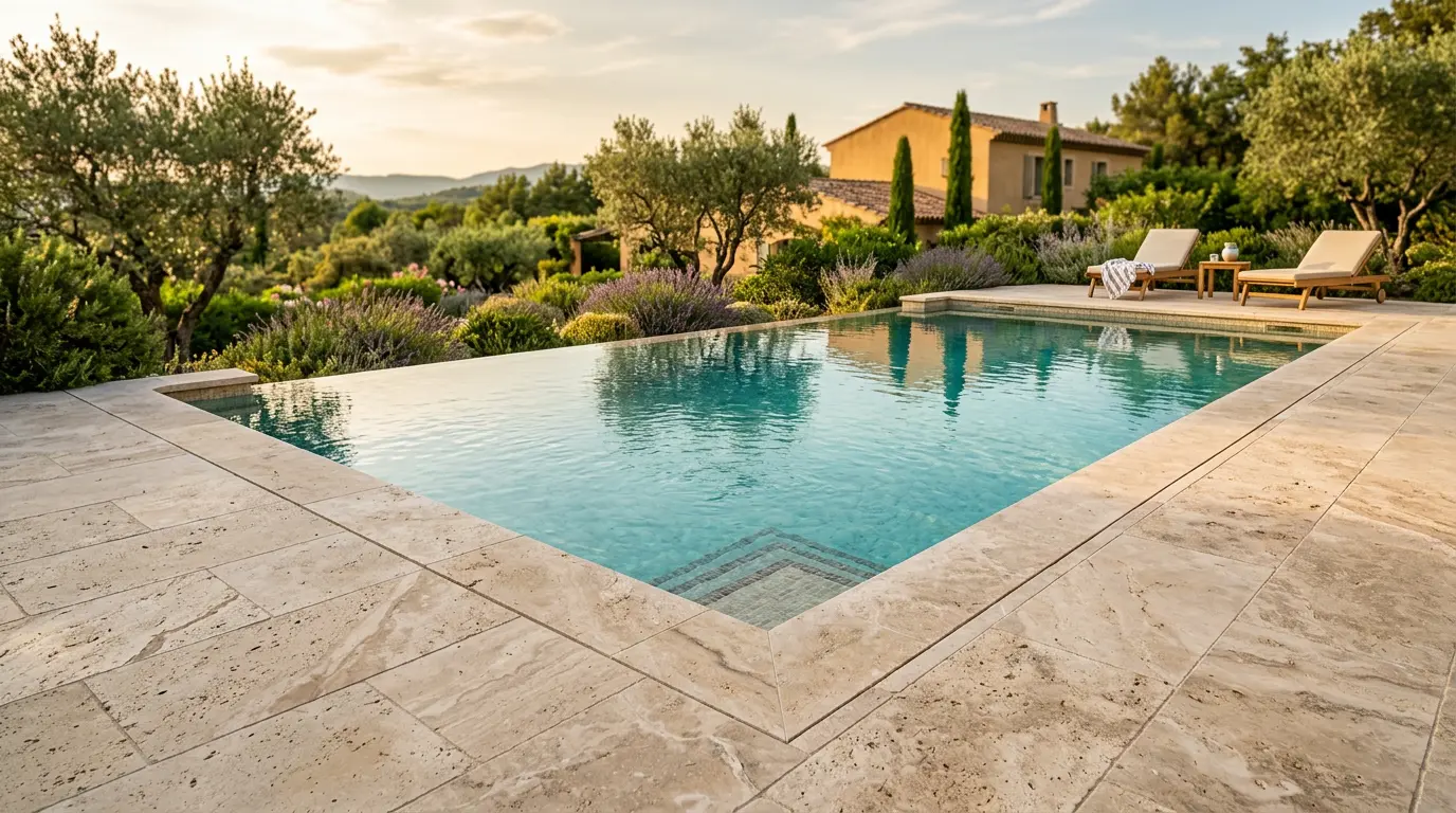 pierre naturelle piscine